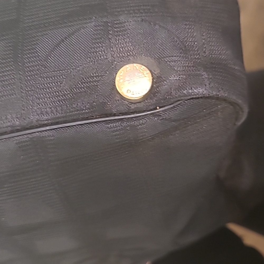 BLACK Chanel travel line hand bag tote W/COA Sunday Sale Today only - Picture 11 of 15